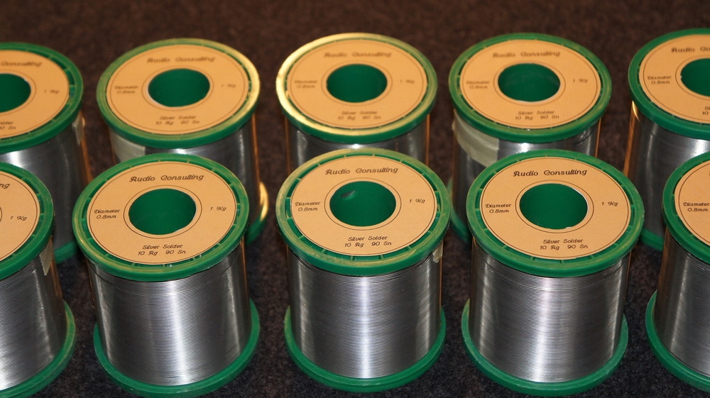 Audio Consulting - Silver Solder - 10% Ag, 1000g (60cm x 12 x 4 x10 = 280.8m)