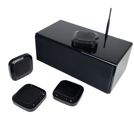 4 units, 2.4G Daisy chain, including 4 wireless mics and active speaker, 5 meters USB cable _ ANGEKIS _ ASP-04D-4