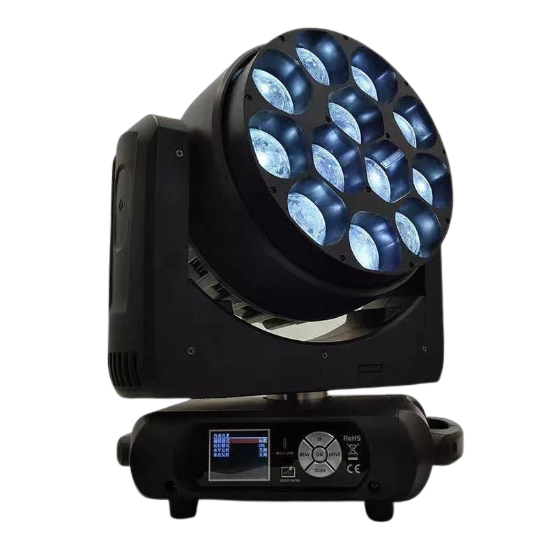 12pcs 40w rgbw 4in1 Pixel Zoom LED Wash Moving Head Light - BH-BLM1240Z-P