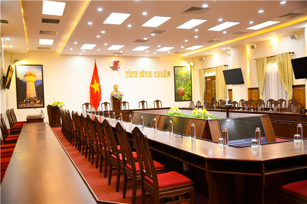 Phòng hội nghị trực tuyến - UBND Tỉnh Bình Thuận