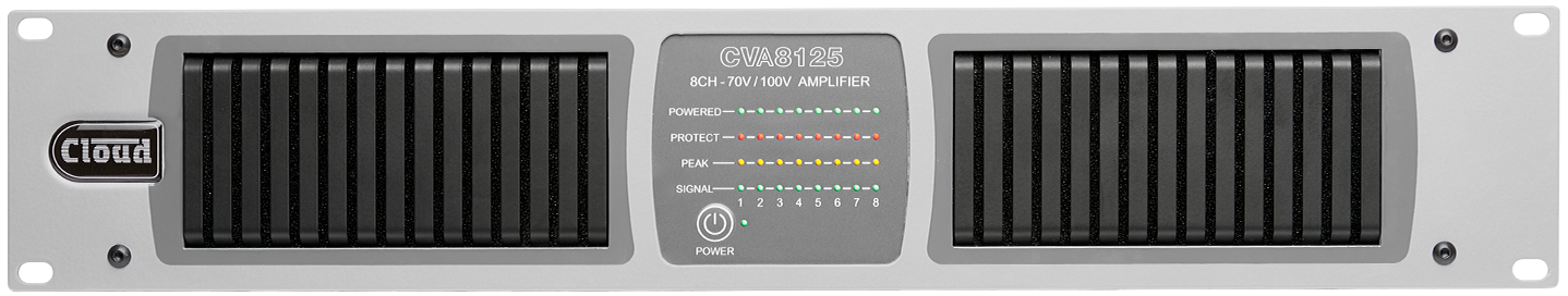 CLOUD - CVA8125 - 8 Channel 125w Per Output Channel Digital DSP Amplifier