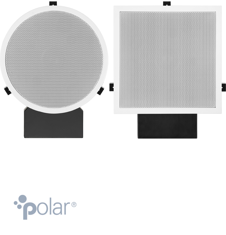 Loa tích hợp hai đường tiếng có hiệu suất cao và độ phân tán 180°. Loa trầm 6,5” + loa tweeter vòm 1”, công suất 120 watt.