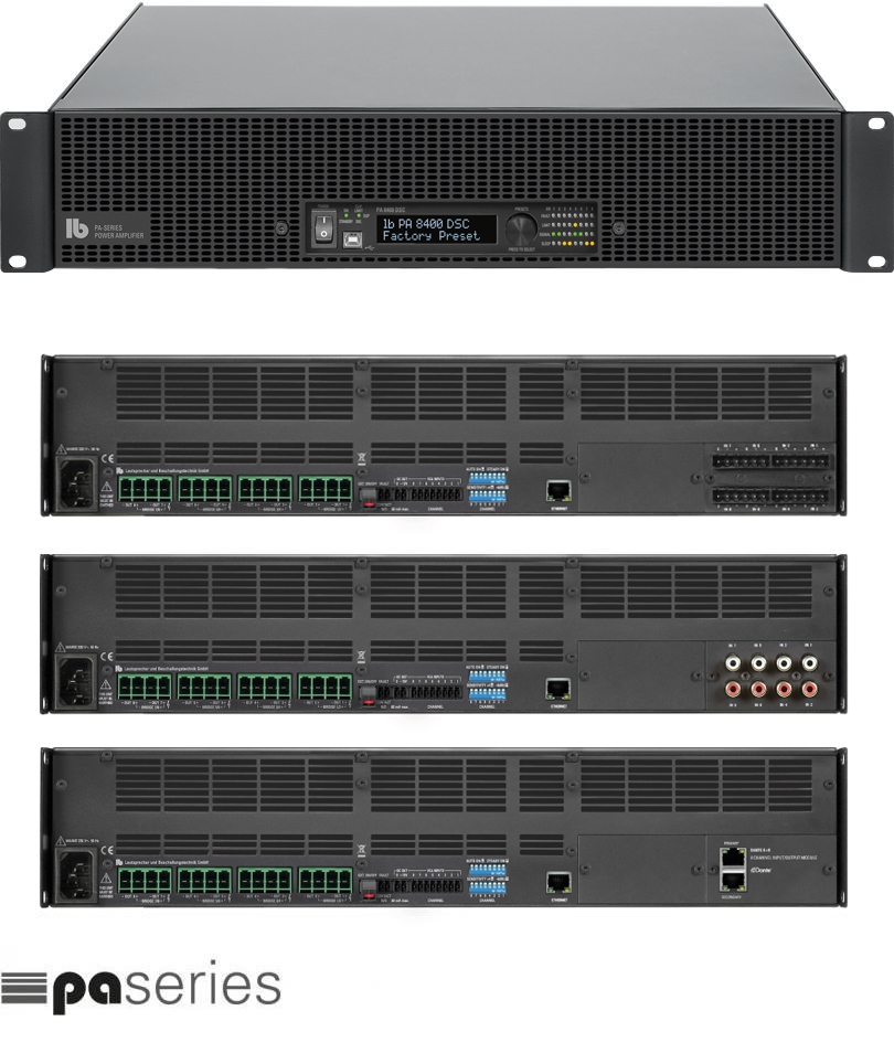 PA 8400 DSC Bộ khuếch đại DSP đa kênh 19