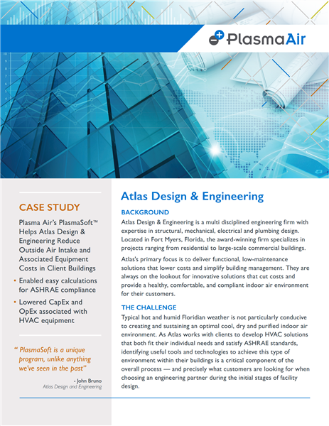 Nghiên cứu trường hợp về Giảm không khí bên ngoài / Tiết kiệm chi phí của Atlas Design and Engineering