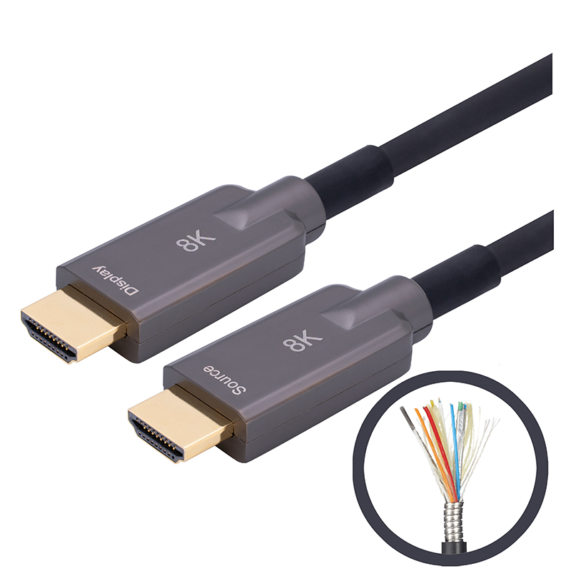 Armored HDMI 8K A-A Active Optical Cable