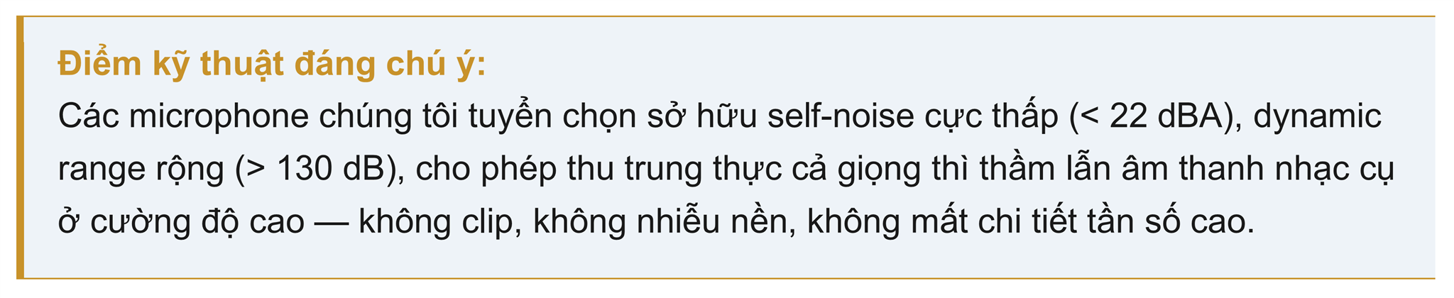 1. Nguồn Tín Hiệu Tinh Khiết — Từ Micro Đến Mixer