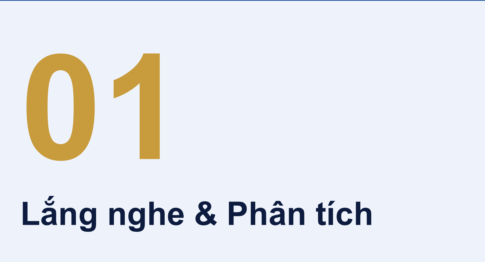 01. Lắng nghe & Phân tích