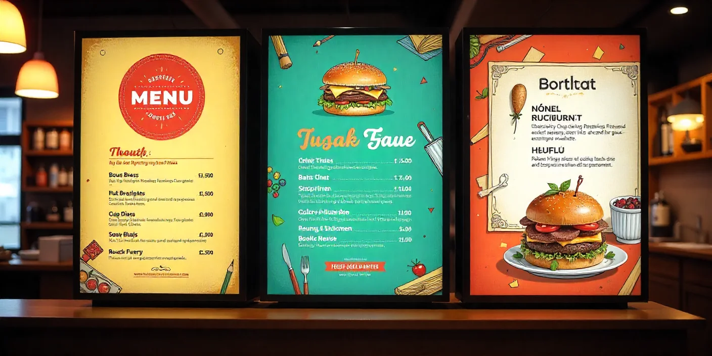 Màn hình biển báo kỹ thuật số trong nhà